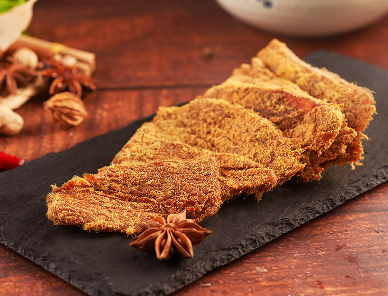 沙嗲牛肉片250g休闲零食黑胡椒牛肉干味即食肉类小吃小袋装