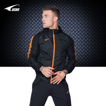 Autumn Winter Sharp Football Jacket Windproof Waterproof Wind Suit Training Sports Wind Raincoat Man W09543