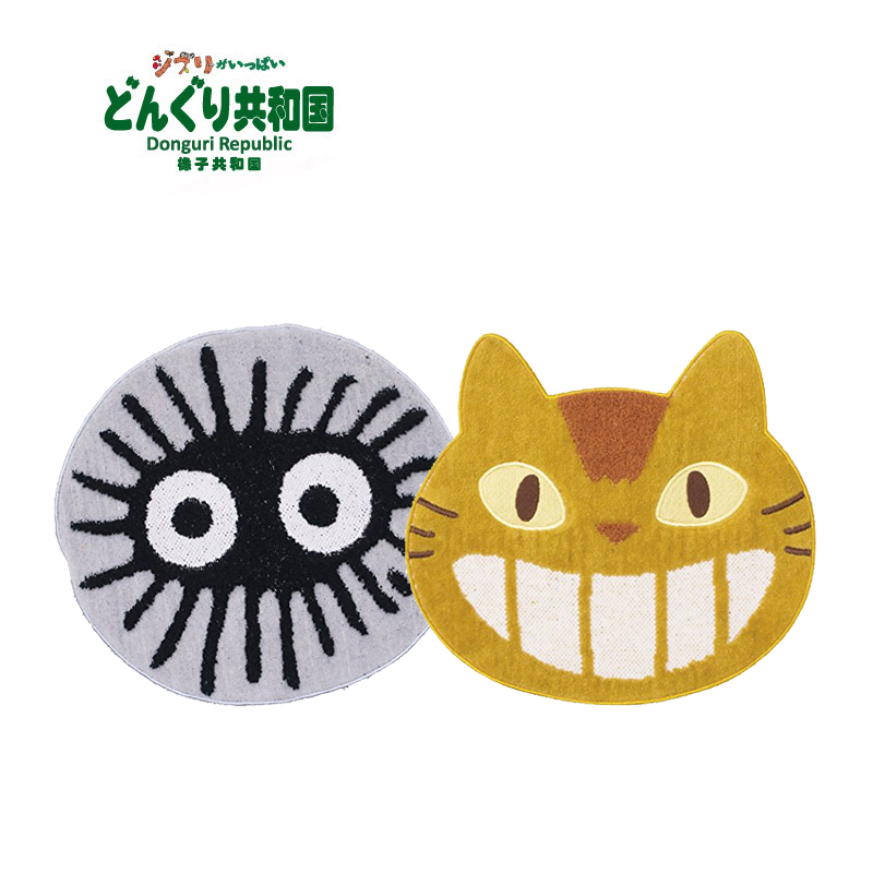 acorn republic mini towel totoro cat bus dust elf shape small square handkerchief handkerchief handkerchief