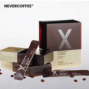 nevercoffee速溶冻干美式黑咖啡咖啡1盒10条[10元优惠券]-寻折猪