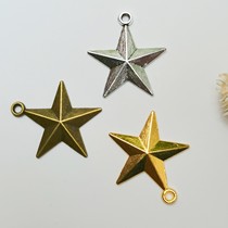 Free Home Pentagram Alloy Pendant Necklace A78 Hairdressing DIY material accessories bar Chirò Lolita