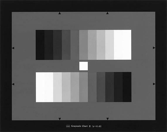 对数灰度测试图反射型ye083_a透射型ye083_d 两个11阶逆流灰度条被
