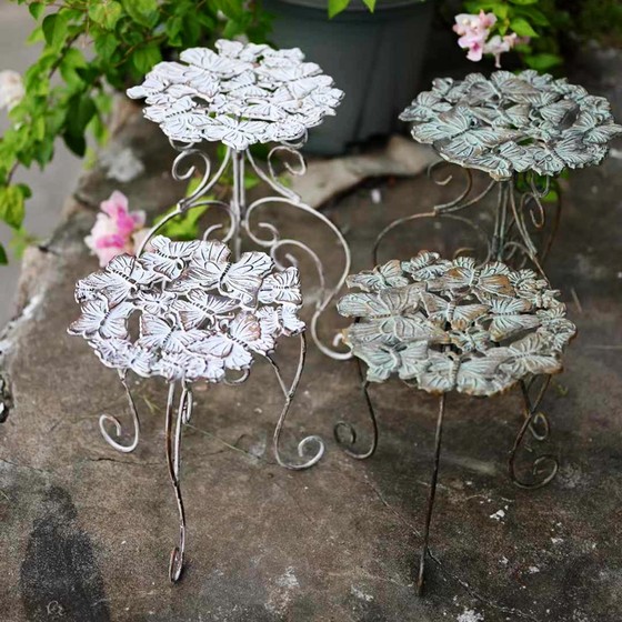 Free shipping promotion American rural style retro, old cast iron butterfly jacket two flower stands of flower stool flower basin racks
Free shipping promotion American rural style retro, old cast iron butterfly jacket two flower stands of flower stool flower basin racks