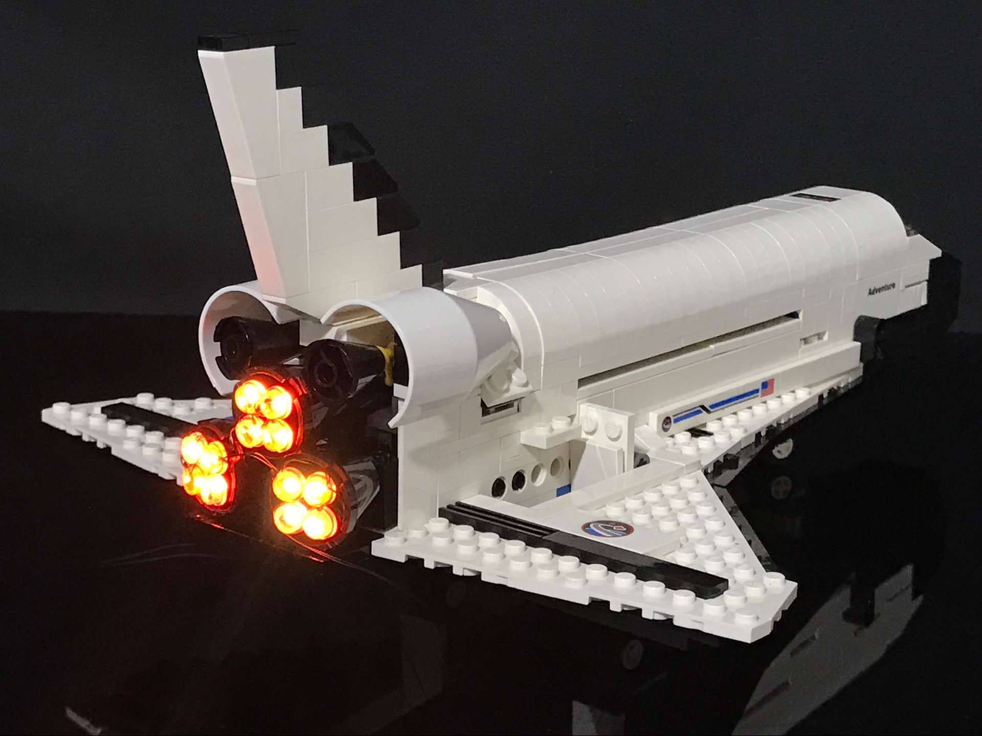 10231 led航天飞机灯饰10213太空穿梭机发光砖lego乐高 绝版