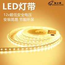 2835 low voltage LED light strip light strip 12v patch adhesive soft light strip mobile phone jewelry showcase lighting 5 meters 5050