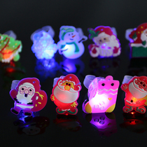 Christmas Sparkling Brooch Santa Gift Santa Gift children Chest Flowers Chest of Chest LED Glitch Glitch Gala