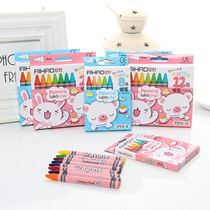 Child Wax Pen Safe Non-toxic 12 Color Baby Color Chalk Kindergarten Gift Oil Painting Stick Elementary School Kids Awesome Colorful Stick