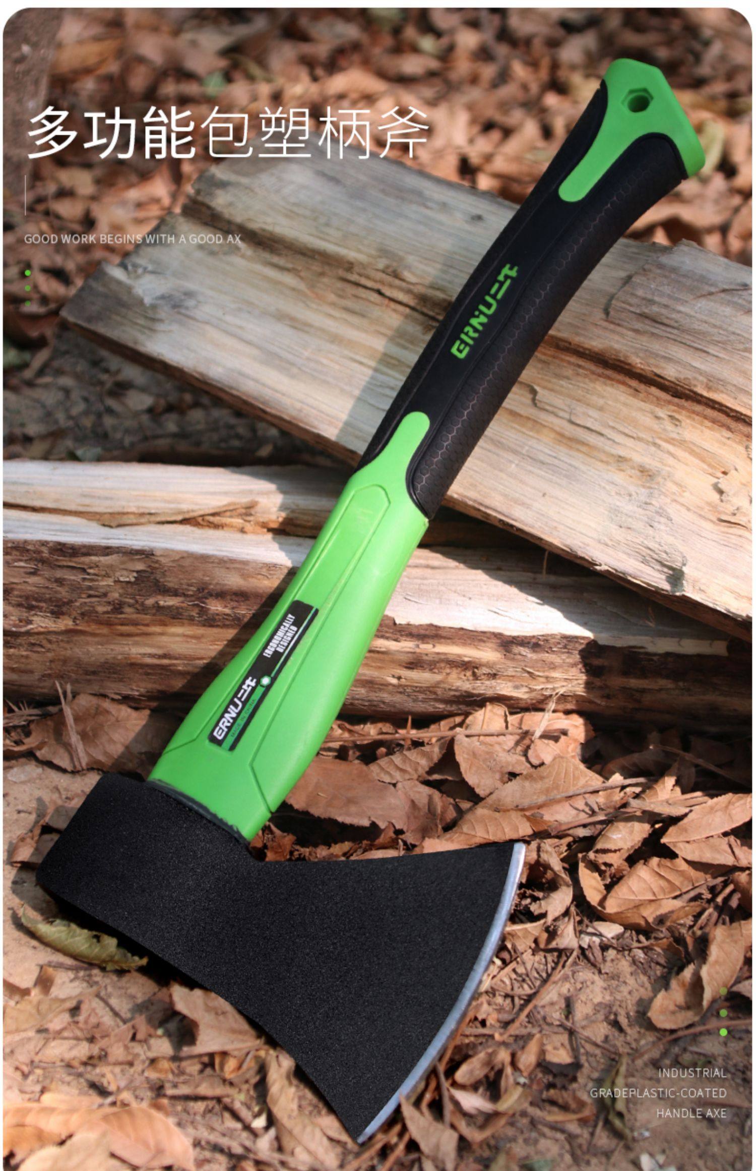 斧头家用劈柴神器纯钢全钢户外砍树柴工具木工小斧子大号开山战斧