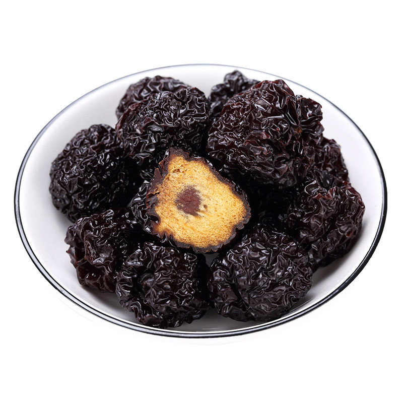 鑫仁和圆形黑枣大乌枣500g袋陕西特产紫晶黑枣干非新疆特级红枣子