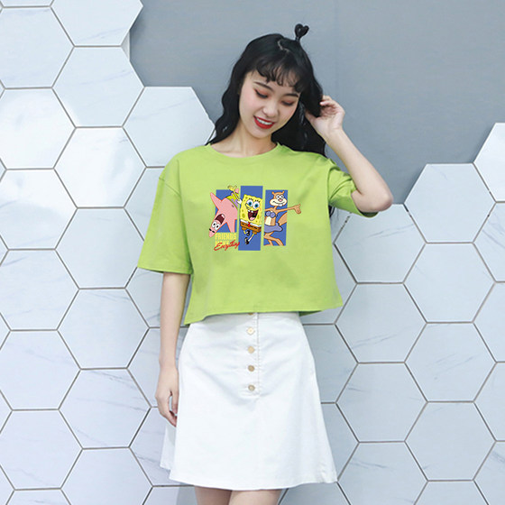 반팔 티셔츠 여성 여름 신작 반팔 따스한 한국판 트렌디 브랜드 학생 하의 셔츠 반팔 루즈한 만능 블라우스 반팔 티셔츠 여성 여름 신작 반팔 따스한 한국판 트렌디 브랜드 학생 하의 셔츠 반팔 루즈한 만능 블라우스