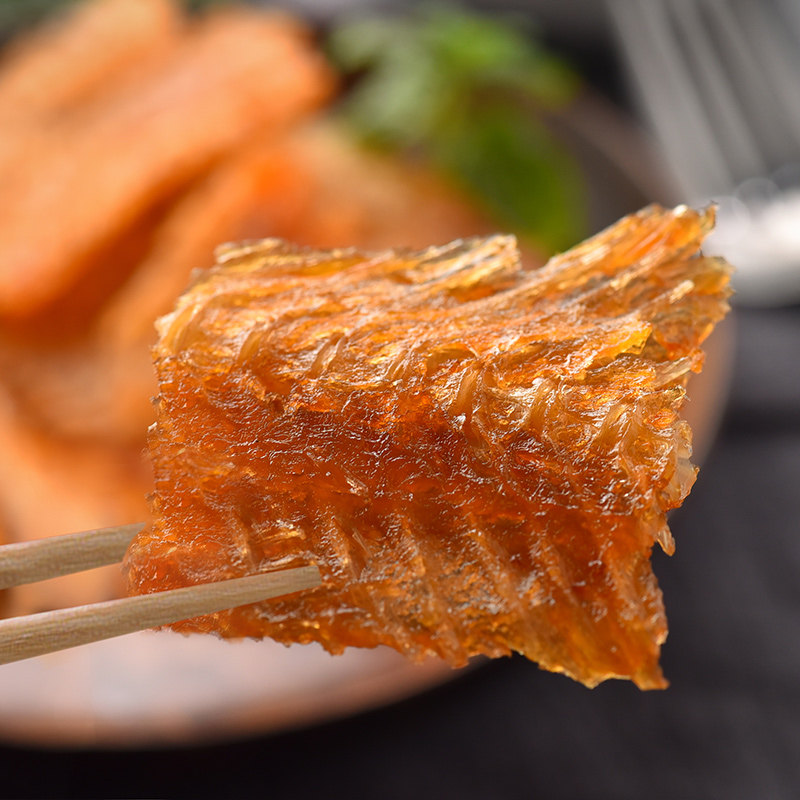 海泽盛 日照海鲜特产香酥鱼排80g鱼刺鱼骨头即食鱼干货海鲜零食