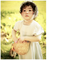 NIS Wind children Photography props Foreign view baby photographed and woven backpack