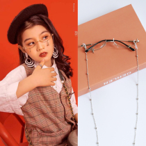 Net Red Walking Show Tide Style Personality Dress Cool Girl Decoration Shaded House Children Photography Props Street Photo Halfframe Spectacle Frame