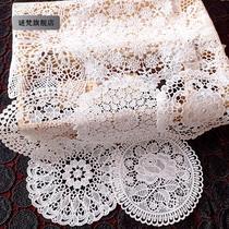 Round hollow cup cup lace embroidery tablecloth dishes dishwasher cloth decoration furniture