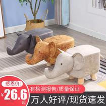 Animal stool animal bench doll cartoon personality creative living room sitting Net Red fun bedroom kid pedal