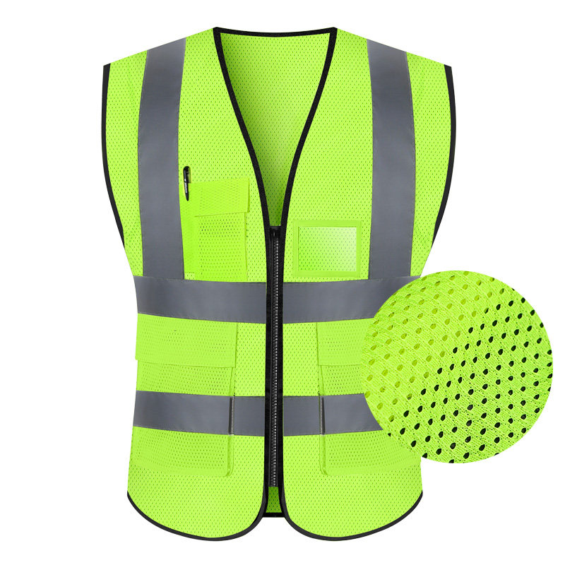 reflective vest vest construction site clothes driver car traffic safety night riding engineering vest customization