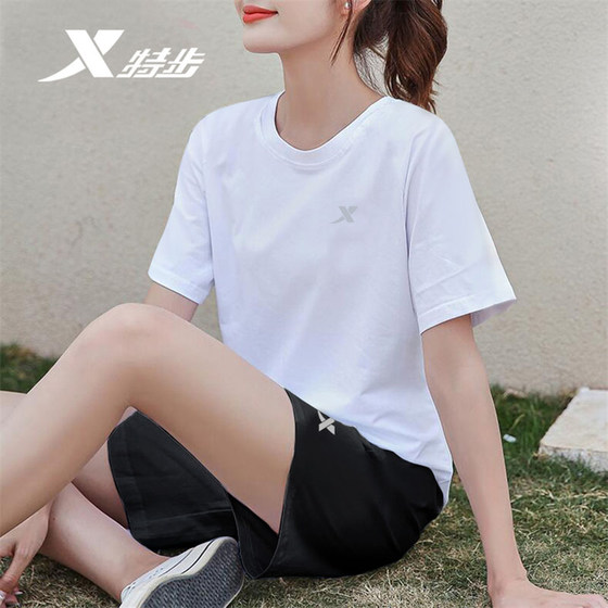 XTEP 스포츠 여자 세트 프로페셔널 달리기 셔츠 여름 짧은 슬리브 반바지 2 피스 세트 메이 데이 여행 빠른 건조 피트니스 슈트 XTEP 스포츠 여자 세트 프로페셔널 달리기 셔츠 여름 짧은 슬리브 반바지 2 피스 세트 메이 데이 여행 빠른 건조 피트니스 슈트