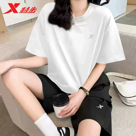XTEP 스포츠 여자 세트 프로페셔널 달리기 셔츠 여름 짧은 슬리브 반바지 2 피스 세트 메이 데이 여행 빠른 건조 피트니스 슈트 XTEP 스포츠 여자 세트 프로페셔널 달리기 셔츠 여름 짧은 슬리브 반바지 2 피스 세트 메이 데이 여행 빠른 건조 피트니스 슈트