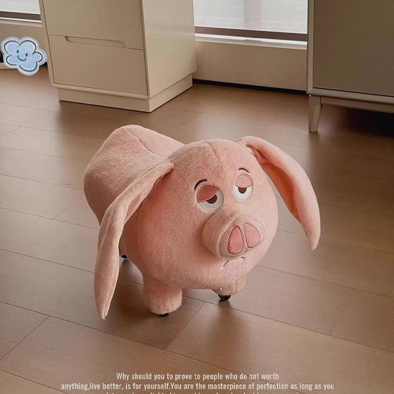 Pink pig mount pig doll stool cute flying pig doll plush toy bench doll child seat
Pink pig mount pig doll stool cute flying pig doll plush toy bench doll child seat