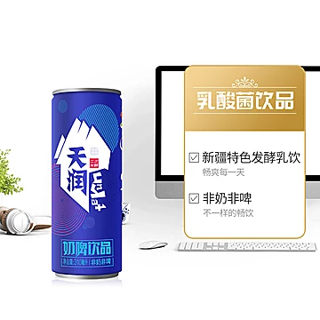 天润新疆特产乳酸菌饮料奶啤310ml*7罐[20元优惠券]-寻折猪