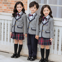 Kindergarten Garden Clothing Spring Autumn Clothing College Wind Children School Clothing Suit Teacher Elementary School Uniforms Class Uniform Movement Customized