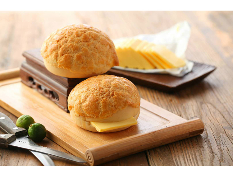 盛怡佳港式冰火菠萝包 早餐面包 手工 广式港式茶餐专用菠萝包