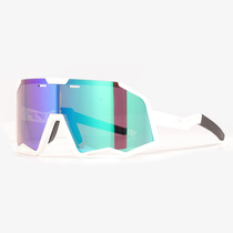 Dazzling Polarized Ink Mirror Twinshield Mountain Bike Bike Riding Sunglasses 729 Mountaineering Sunglasses