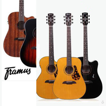 German flying magic Framus FD14SV FG14 FF14 single board folk guitar acoustic electric box