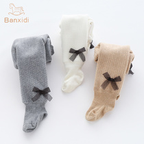 Ben Xidi baby socks autumn and winter-filled baby girl princess 0-4 year old girl with pants underpocking children's socks