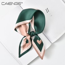Spring and summer thin narrow long ins small silk scarf women wild Korean small scarf hair handle tie bag ribbon ribbon ribbon