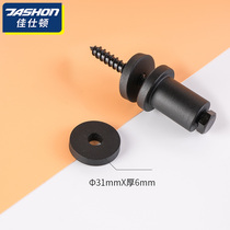 Barn door suspension rail screw pipe clamp door accessories lengthened self-tapping screw expansion screw plastic spray matte gasket