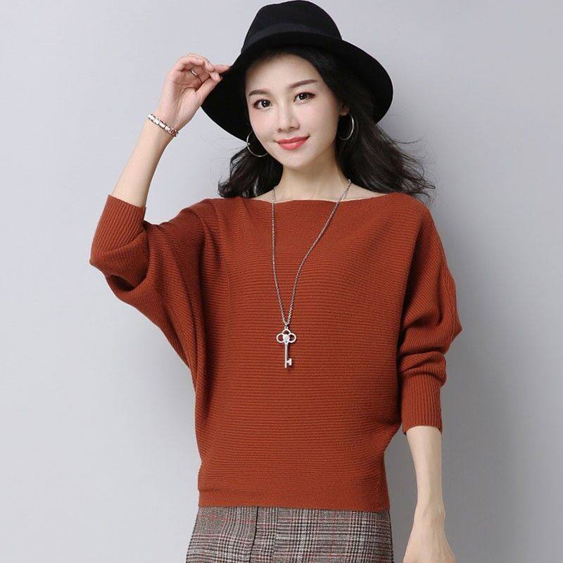 天猫【薰衣梦】春装新款女外套蝙蝠衫毛衣