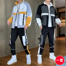 Suit male trend Han version handsome 2021 new leisure and loose spring autumn handsome handmade jacket coat