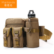 Water cup bag multi-function outdoor sports waist bag Camouflage female cycling kettle bag outdoor running mobile phone mens backpack