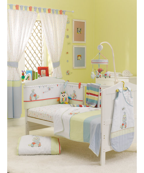  Mothercare Patchwork Garden Bumper1