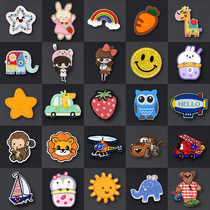 Clothing Stickup Embroidered Patches Fashion Pattern Cloth Sweater Repair Breaking Hole Cartoon Fabric Stickable for children