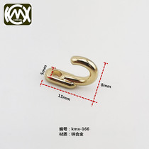 Mini small hanger first decoration case Five gold accessories small hook zinc alloy electroplating mini small hook kmx-166