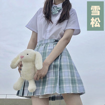 Cedar genuine jk uniform dress suit student Japanese high waist pleated skirt cute sweet skirt spot