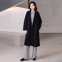 (DY0710803) foot 800 grams heavy autumn winter big Mara 1018*01 double-sided wool cashmere coat