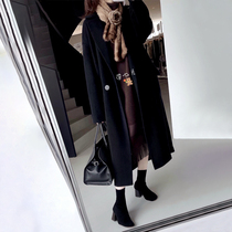 Rong Mei (DY0924591) Palace grade kilogram heavy pure cashmere handmade double-sided classic coat