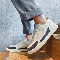 2021 new mens shoes autumn Korean trend wild casual board shoes male students small white shoes ins Street trendy shoes