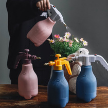 Flowers open with macarronic air pressure watering watering pot with manual electric home pressure gardening shower watering pot