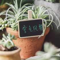 Flowers open the gardening plant name labels Nameplate Creative Wooded Small Chalkboard Cards Cards Cards 5 Suits