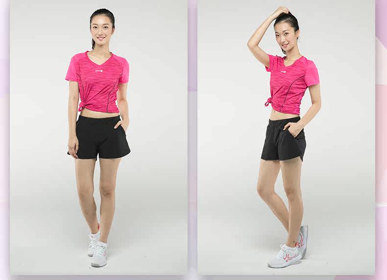 迪卡侬旗舰店运动短裤女春夏新款正品透气休闲宽松裤子artengo_7折