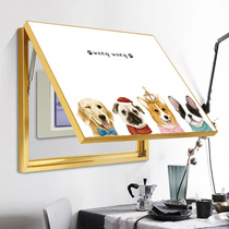 Cartoon meter shielding box Non-punching simple modern living room multimedia distribution box decorative painting switch switch switch switch box