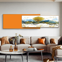 Ji Elephant Ruyi Living Room Decoration Painting Modern Simple Atmosphere Hanging Painting Light Luxury Large Mural Elephant Large Size Painting