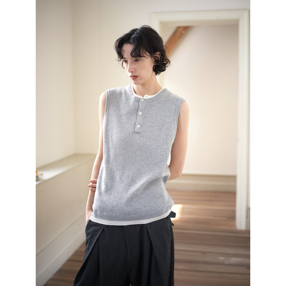Coke Life CARPEM Summer Simple Design Knitted Fake Two-Piece Fashion Vest Vest Men and Women
Coke Life CARPEM Summer Simple Design Knitted Fake Two-Piece Fashion Vest Vest Men and Women