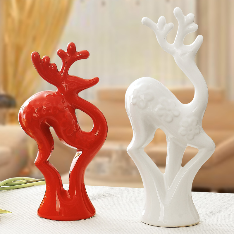 Household act the role ofing is tasted creative decoration ceramics craft a new home decoration furnishing articles wedding gift for wedding gifts sika deer