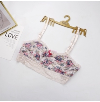 Special~English accessorize ultra-thin French bralette sexy no steel ring girl bra underwear female S-L