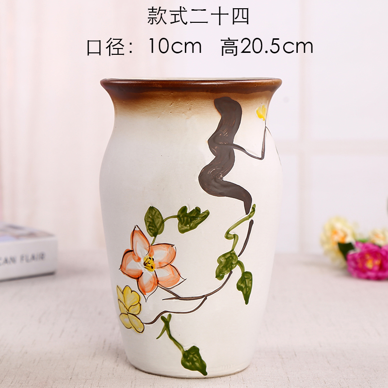 Ou more meat meat ceramic flower pot hand - made meaty plant flower pot green plant POTS dry flower vases, interior furnishing articles